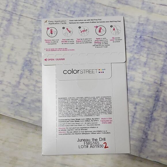 New and sealed Color Street Retired Juneau The Drill - Picture 2 of 3